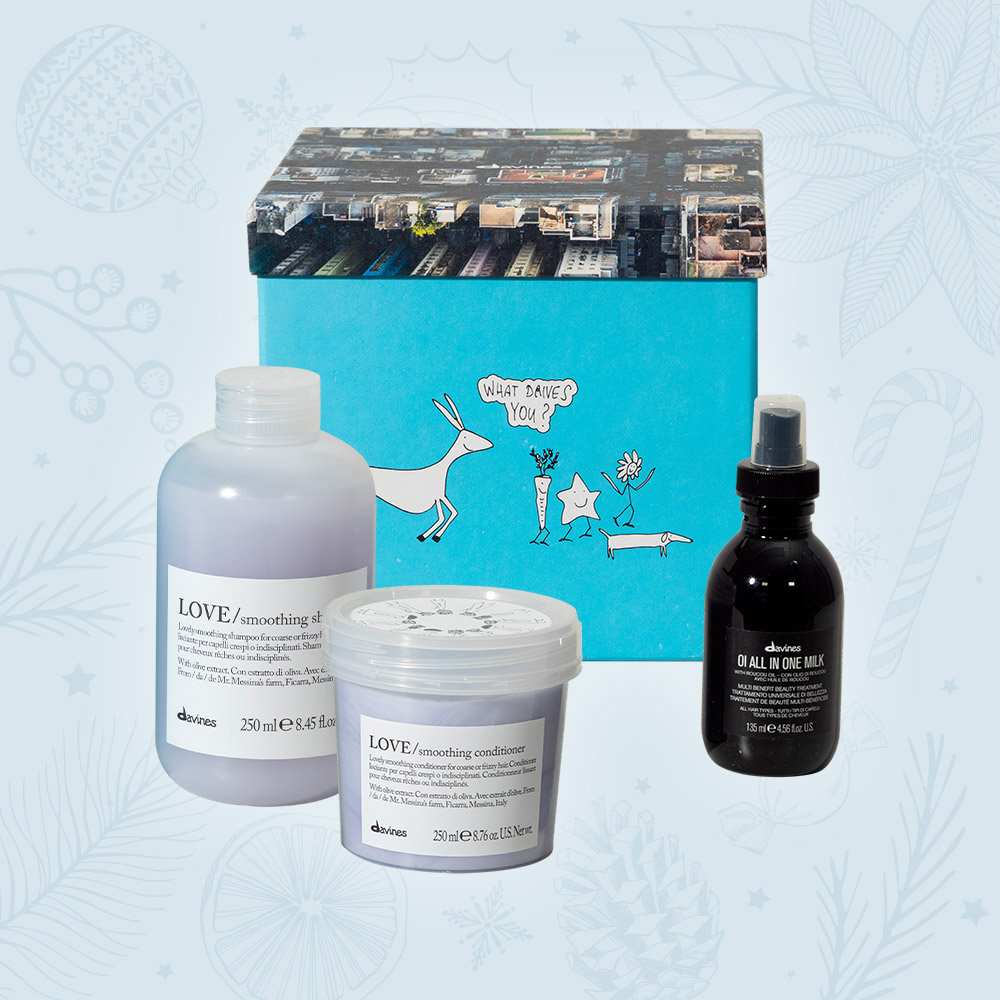 Davines Love Smoothing Holiday Kit