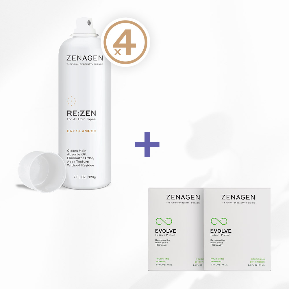 Zenagen Dry Shampoo + Evolve Kit