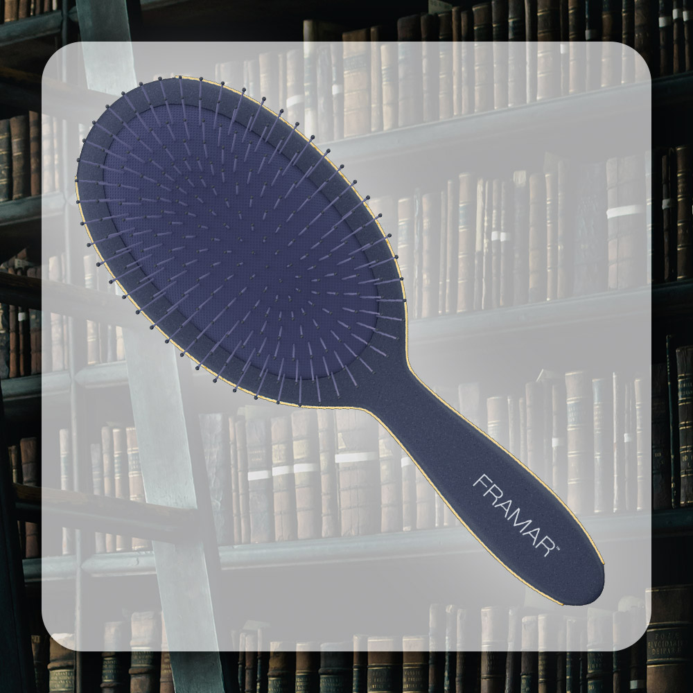 Framar Dark Academia Detangle Brush - Midnight