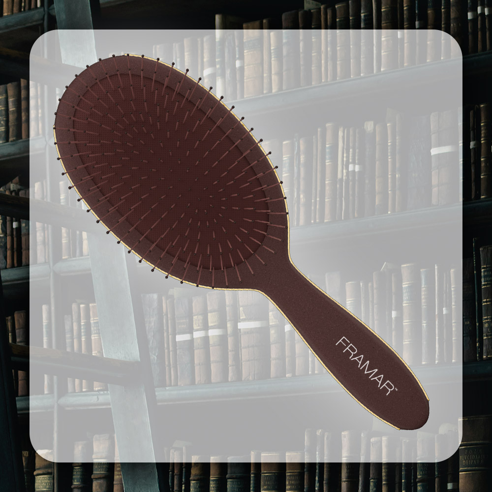 Framar Dark Academia Detangle Brush - Mahogany