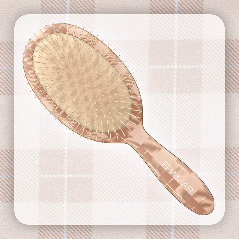 Framar Plaid Hair Day - Rory Detangle Brush