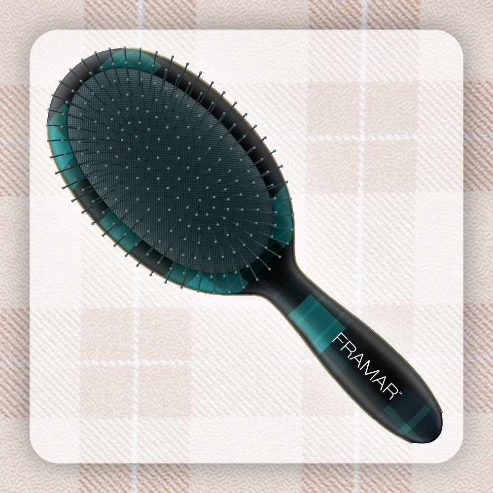 Framar Plaid Hair Day - Blair Detangle Brush